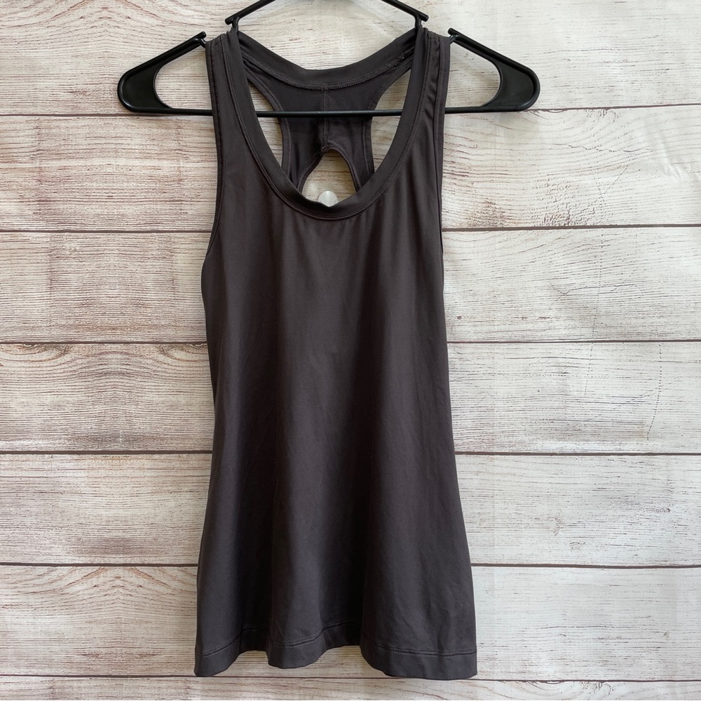 ATHLETA NITRO RACER BACK TANK TOP IN BROWN - Picture 2 of 6